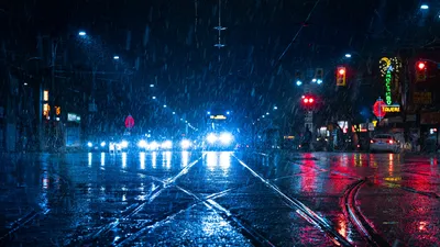 Фото Дождь город - скачать бесплатно