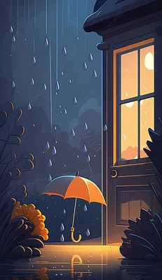 Фото Дождь город - обои для Windows