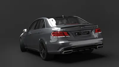 E63 AMG W212: Рабочий стол в стиле эксклюзива