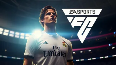 Обои EA Sports FC 24 для рабочего стола в стиле экшн