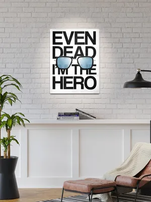 Бесплатные обои на телефон Even dead i'm the hero в хорошем качестве