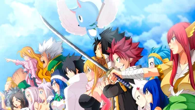 Fairy Tail: Магия в каждом пикселе обоев для телефона