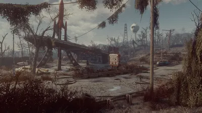 Фото Fallout 4 с атмосферой хаоса