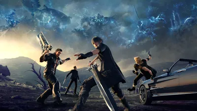 Обои Final Fantasy XV в высоком разрешении для iPhone