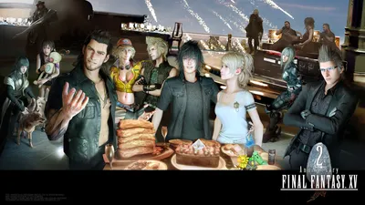 Эпический фон Final Fantasy XV для рабочего стола