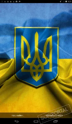 Скачать бесплатные обои Флага Украины на андроид