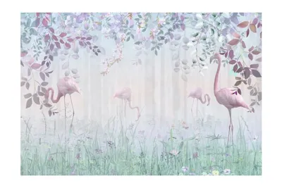 Фламинго в мистическом обличии – загадочные обои для вашего телефона