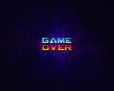 Game Over: Эпические обои на телефон в формате JPG