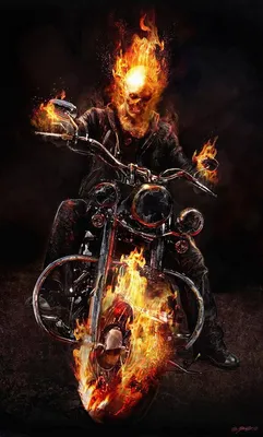 Ghost Rider: Свежие обои для телефона в формате WebP (скачивай бесплатно)