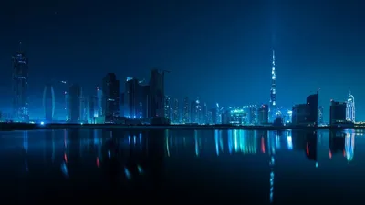 Фото города в темное время суток: Обои для iPhone