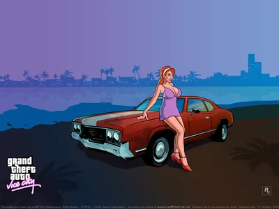 Обои GTA Vice City для Windows - в webp формате