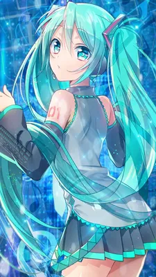 Hatsune Miku: обои для Android в стиле аниме