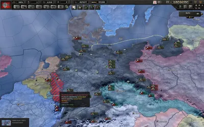 Обои Hearts of Iron IV с карточками стран на заднем плане