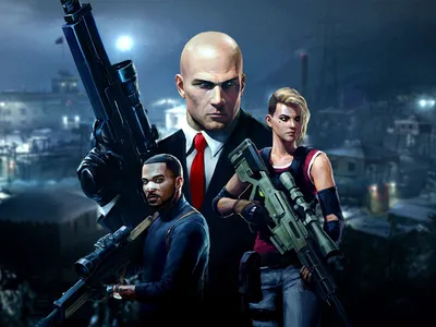 Обои на рабочий стол с героями Hitman™ 2 в формате webp