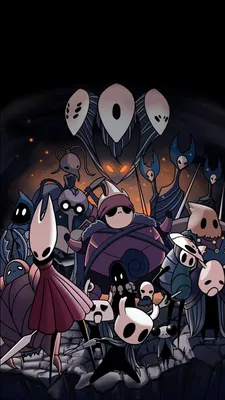 Скачать обои Hollow Knight на рабочий стол в хорошем качестве бесплатно