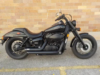 Фон с мотоциклом Honda Shadow: обои на iPhone и Android