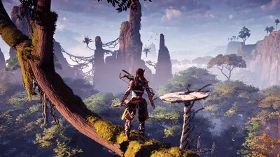 Horizon Zero Dawn - красочные обои для iPhone