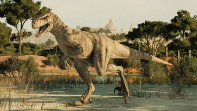 Jurassic World Evolution - скачать обои в формате jpg