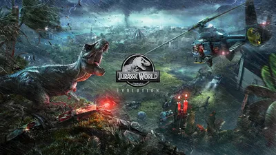 Обои на телефон Jurassic World Evolution для любителей экшна