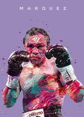 Плакат боксера Хуана Мануэля Маркеса Форда Награва | Дисплей