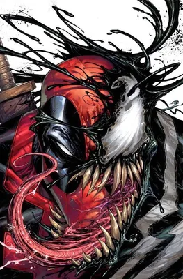 Kickass Deadpool Venom: Скачайте великолепные обои на телефон и рабочий стол