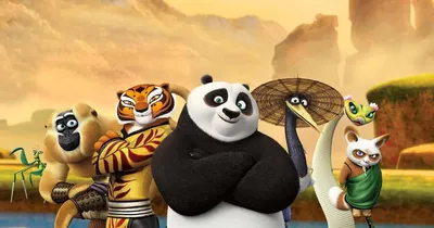 Кунг фу панда - обои с главным героем мультфильма