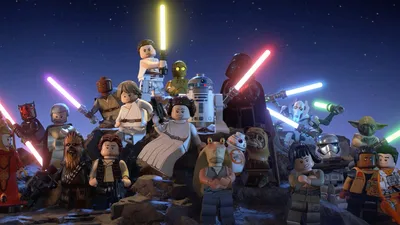 Скачать бесплатно обои Lego Star Wars: The Skywalker Saga для iPhone, фон