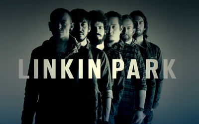 Обои Рок-группа Linkin Park, черно-белый стиль 1920x1080 Full HD 2K  Изображение
