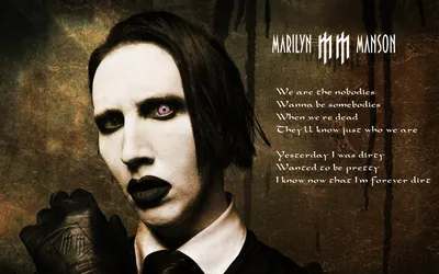 Бесплатные обои Marilyn Manson для iPhone и Android