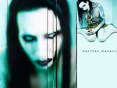 Выбирай формат: Обои с Marilyn Manson в PNG, JPG, WebP