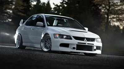 Скачать бесплатно обои на рабочий стол: Mitsubishi Lancer Evolution 9 в png формате