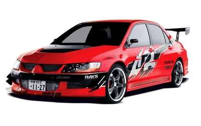 Интересные обои на iPhone: Mitsubishi Lancer Evolution 9 в webp формате