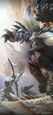 Обои на телефон Monster Hunter: World для iPhone в хорошем качестве