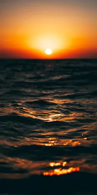 Море закат обои