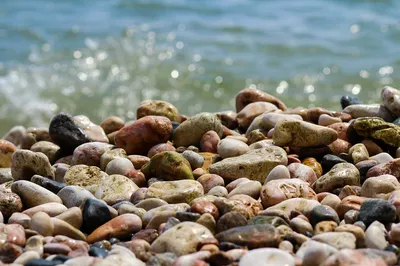 Скачать бесплатно фон с Морскими камнями для iPhone
