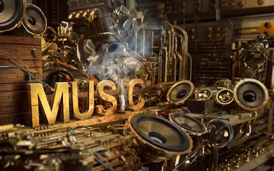 Скачай бесплатно: Music 3D Обои в форматах JPG, PNG, WebP