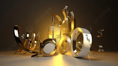 Обои на телефон Music logo 3d: PNG фоны в высоком разрешении