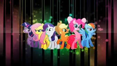 Фон My Little Pony для Android с возможностью выбора размера