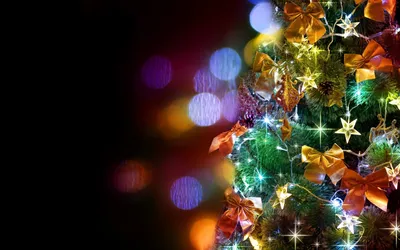 Новогодняя елка в формате jpg для смартфона