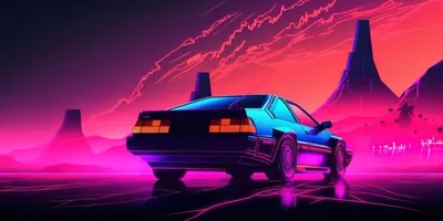 Обои для Windows в ретро стиле Retro wave: скачивай бесплатно