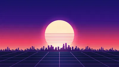 Фото Retro wave на Windows: бесплатно и в высоком разрешении