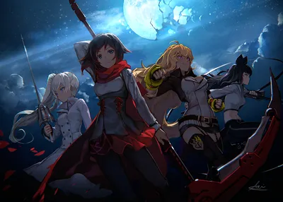 Rwby: Красочные обои для iPhone в высоком разрешении