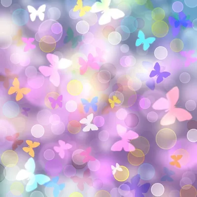 Фон с бабочками для iPhone - красивые обои для экрана