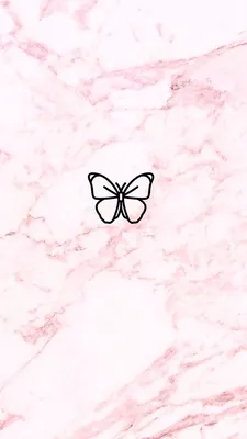 Фото С бабочками - элегантные обои высокого качества для телефона