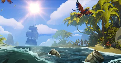 Фон Sea of Thieves на рабочий стол: создай атмосферу приключений