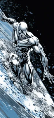 Обои Marvel Silver Surfer в космосе - Marvel Wallpapers 4k