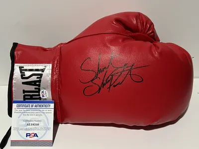 SHOWTIME ШОН ПОРТЕР Кожаные боксерские перчатки Everlast на шнуровке с автографом PSA | eBay