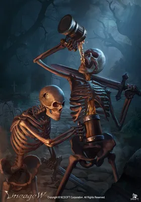 Обои на телефон: мистические скелеты для вашего iPhone или Android