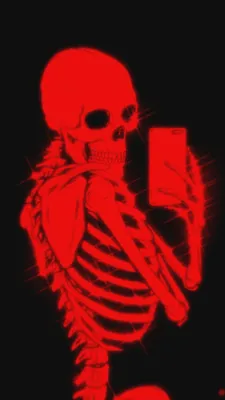 iPhone обои: загадочные скелеты для вашего устройства