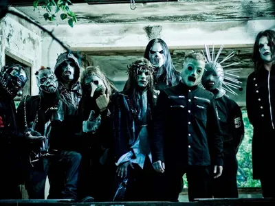 Фон Slipknot: обои на телефон и рабочий стол в png